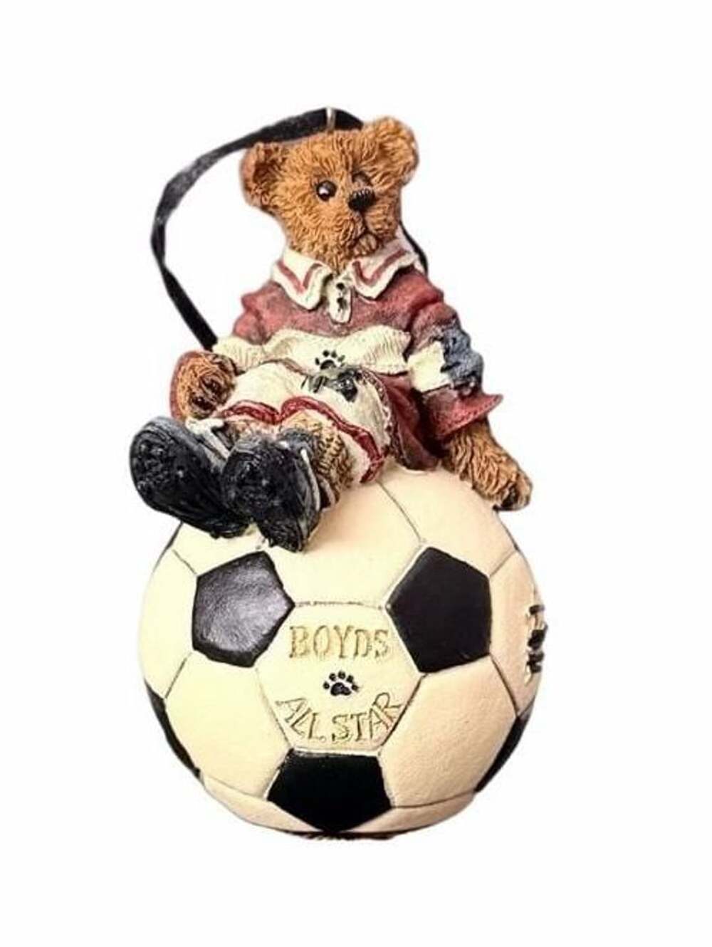 Vintage Boyds Bears Rocky Score, Score, Score Soccer Bear Ornament
